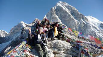 Our group at Kala Pattar