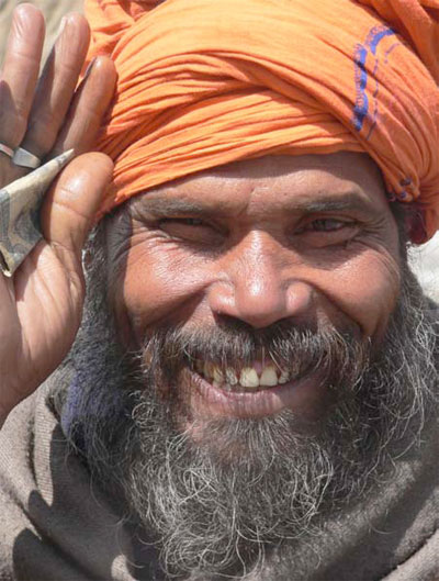 A pilgrim on route to Muktinath