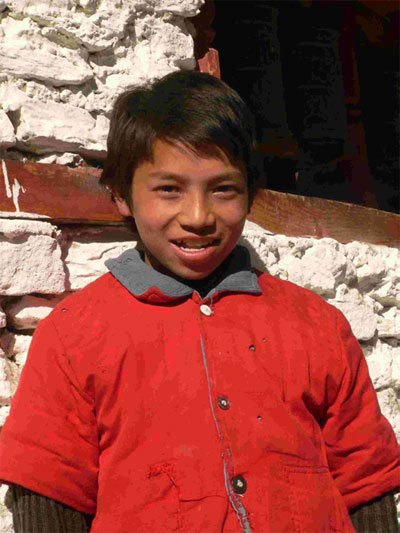 Our young guide Saila, at Tukuche